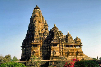 Tempelbezirk Kajuraho in Indien