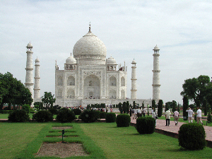 das Taj Mahal in Agra