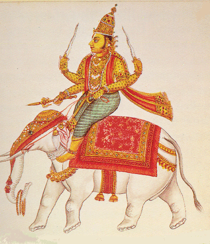 Shiva Brahma und Indra
