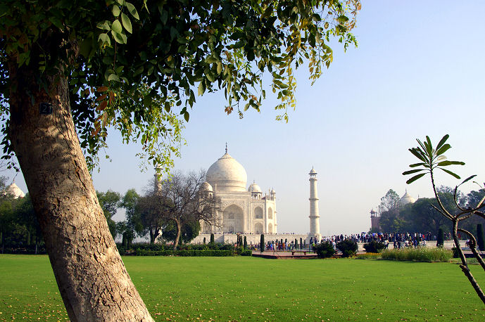 Indien Sehenswürdigkeiten - Die Gärten des Taj Mahal