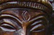 Tanzender Shiva - das Dritte Auge auf der Stirn - auch Ajna genannt