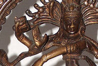 Tanzender Shiva - das Symbol der Damaru - Sanduhr Trommel